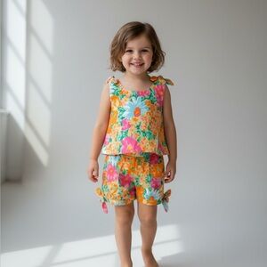 Floral Kids Matching Set